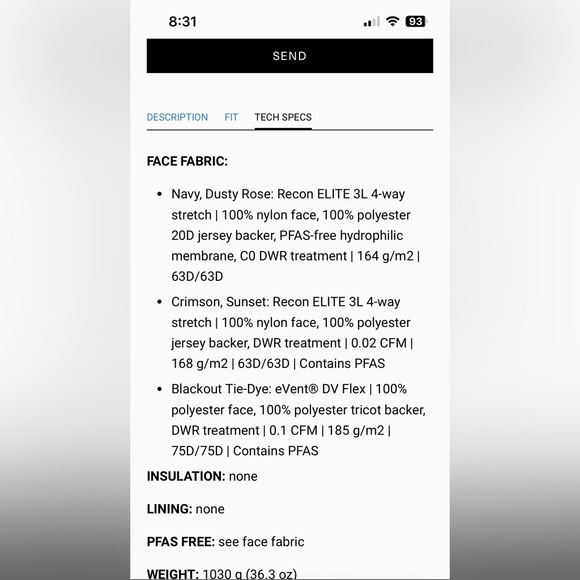 Strafe Outerwear W’s Sickbird 3L Shell Suit - Women’s One Piece - Picture 11 of 16